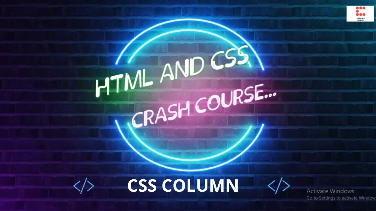 Tutorial Html And Css Crash Course Css Column