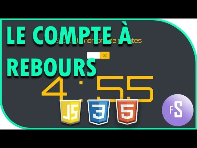 Comment Cr Er Un Compte Rebours En Javascript Avec Des Tapes