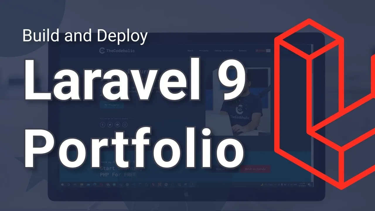 Build And Deploy A Portfolio Website In Laravel 9 For Beginners