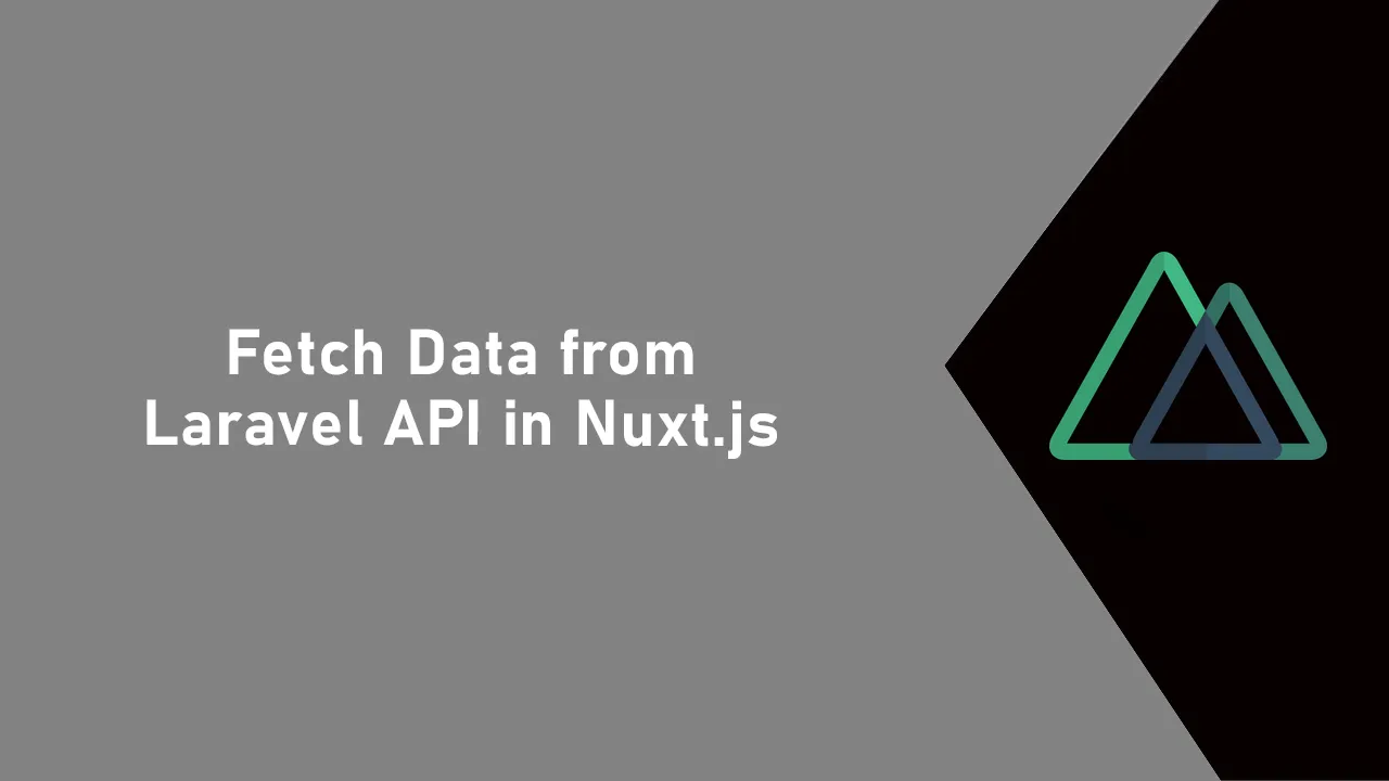 Fetch Data From Laravel Api In Nuxt Js Nuxt