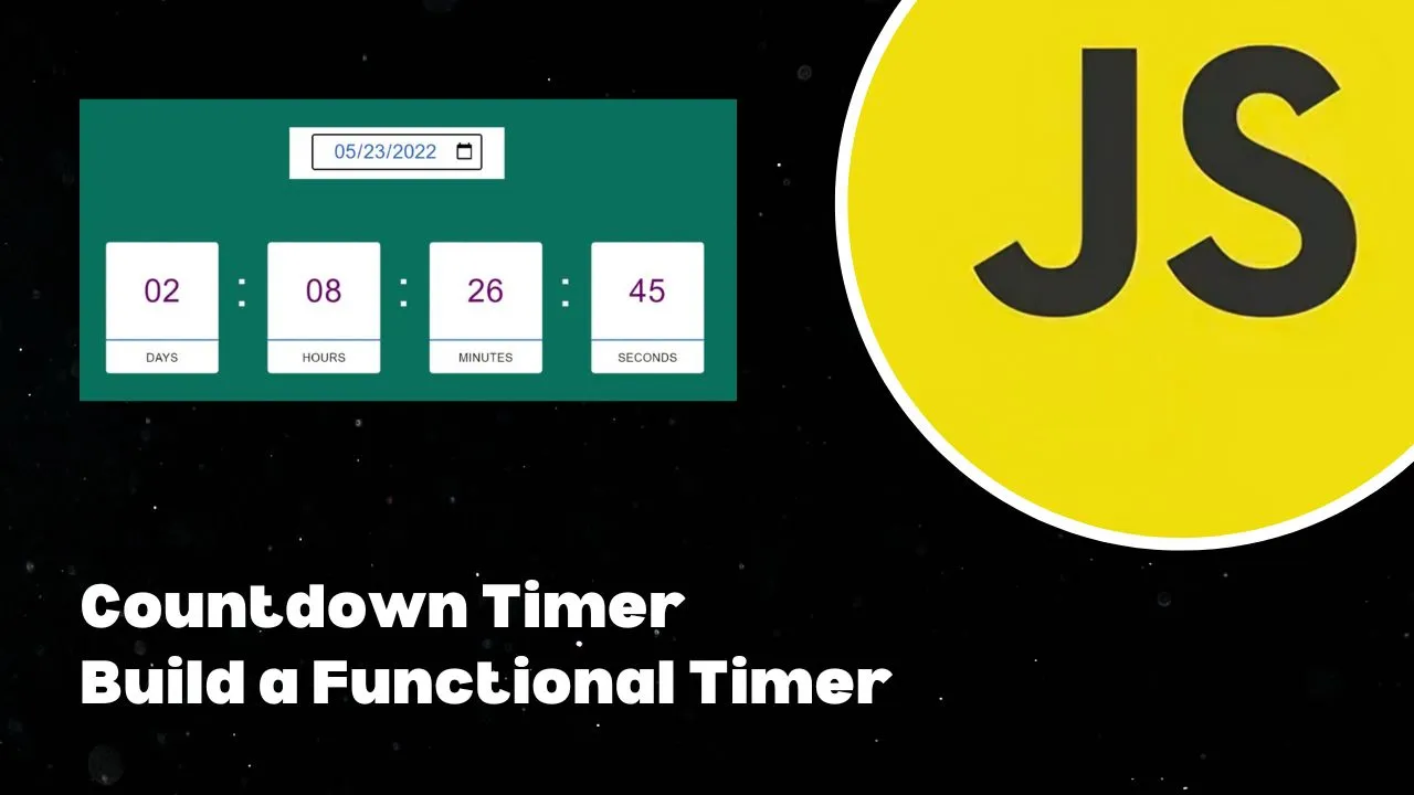 JavaScript Countdown Timer Build A Functional Timer