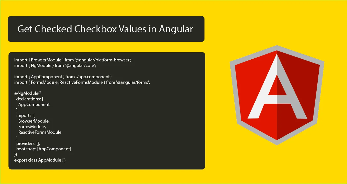 Get Checked Checkbox Values In Angular