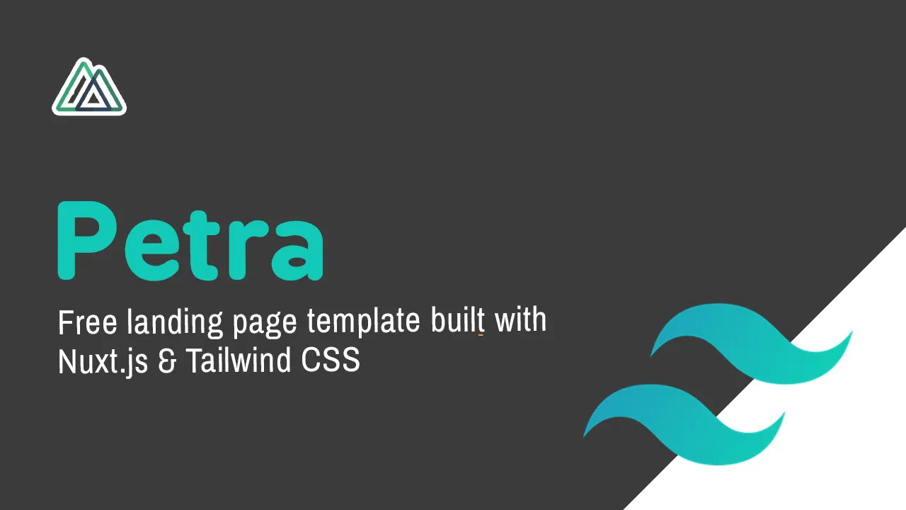 Petra The Free Landing Page Template Built With Nuxt Js TailwindCSS