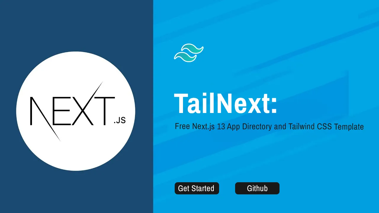 Tailnext Free Next Js App Directory And Tailwind Css Template