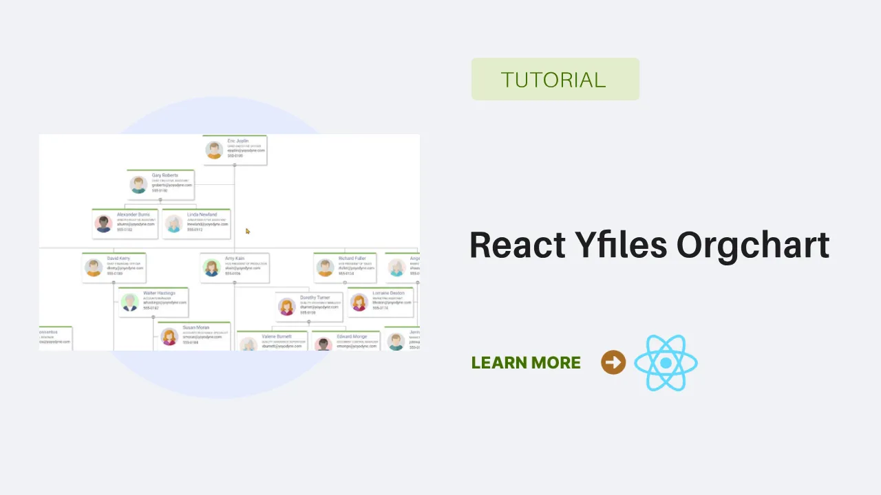 React Yfiles Orgchart Yfiles React Organization Chart Component