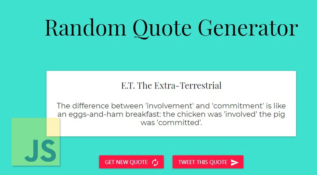 Create A Random Quote Text Generator With React And Javascript