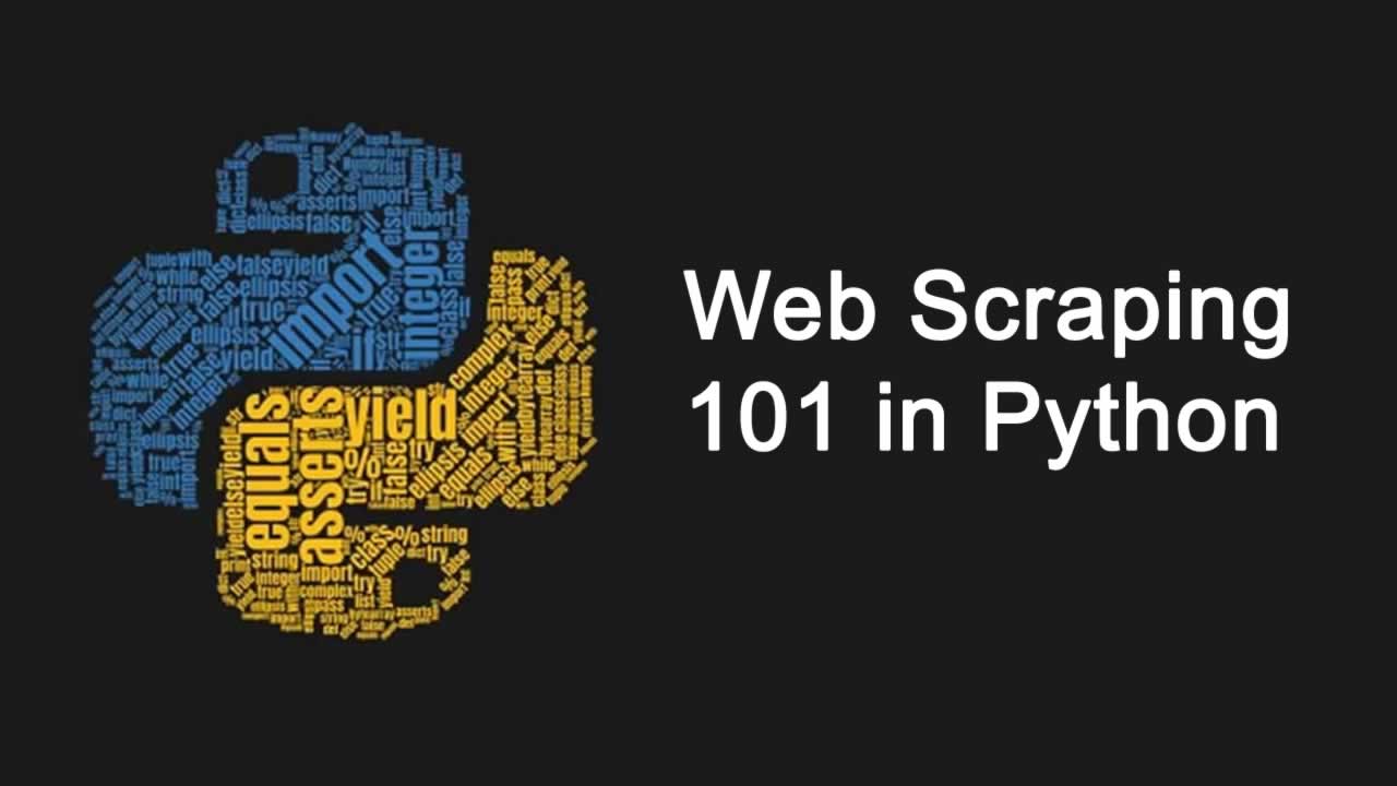 Web Scraping 101 in Python