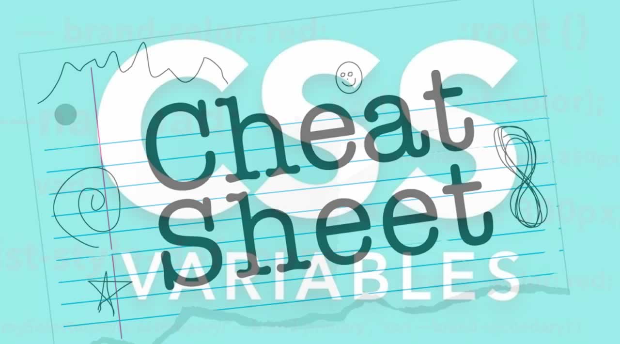 Learn about CSS Variables Cheat Sheet