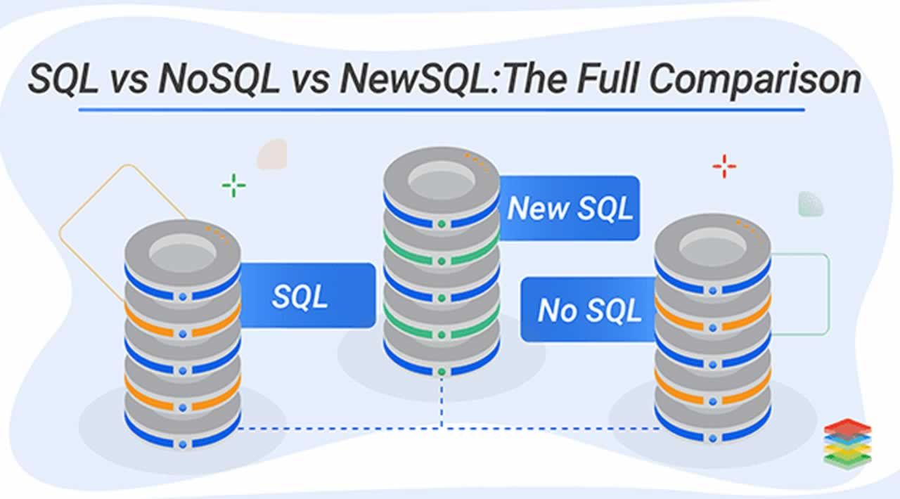The difference between SQL vs NoSQL and NewSQL