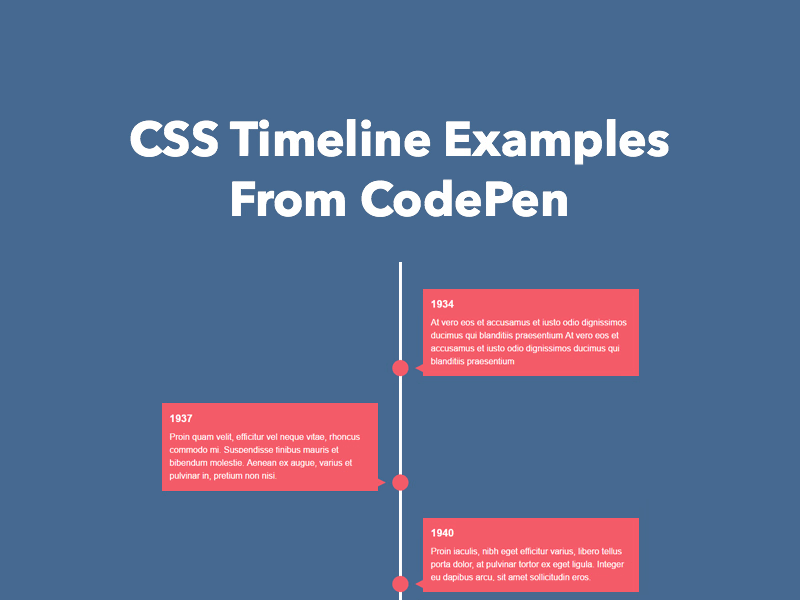 CSS Tutorial | 65 CSS Timelines