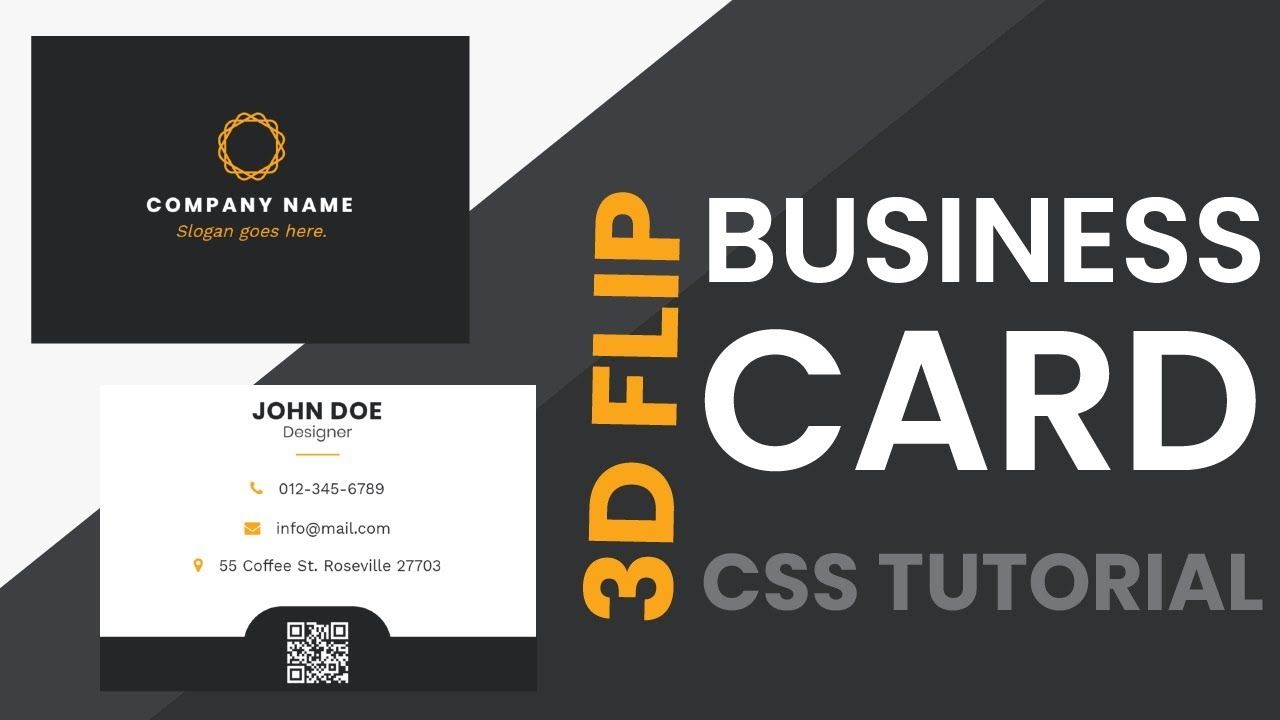 CSS Tutorial | 15 CSS Business Cards