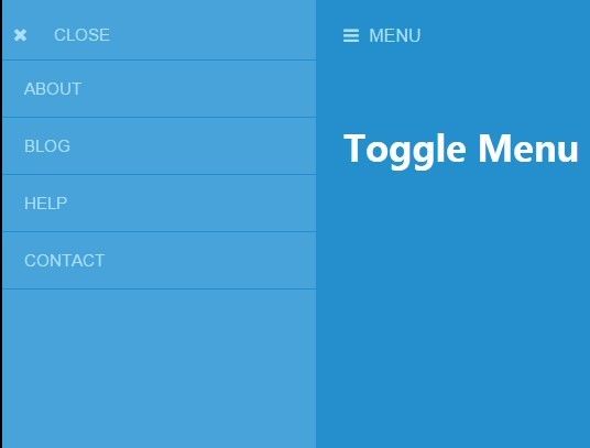 CSS Tutorial | 11 CSS Toggle Menus