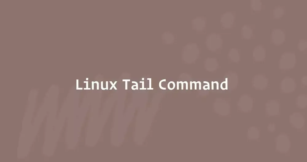 Tail Command in Linux 