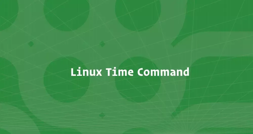 Time Command in Linux 