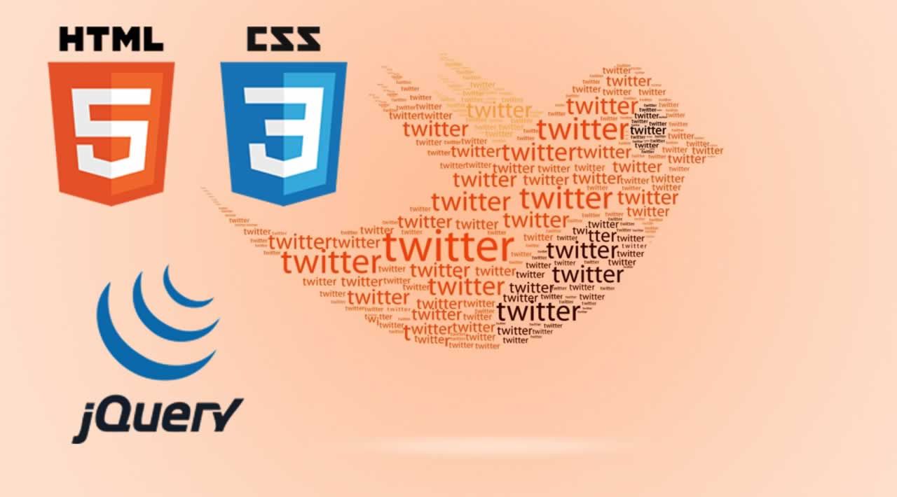 How to Create a Twitter Clone App using jQuery, CSS and HTML