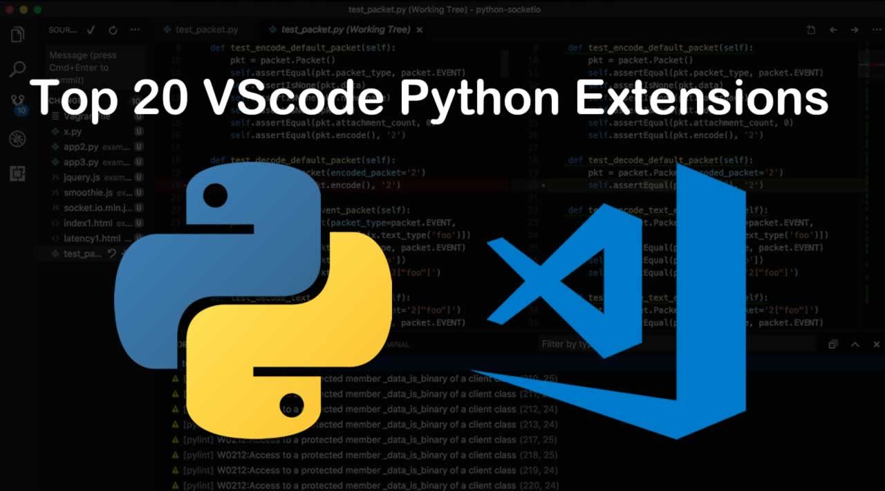 Top 20 VScode Python Extensions