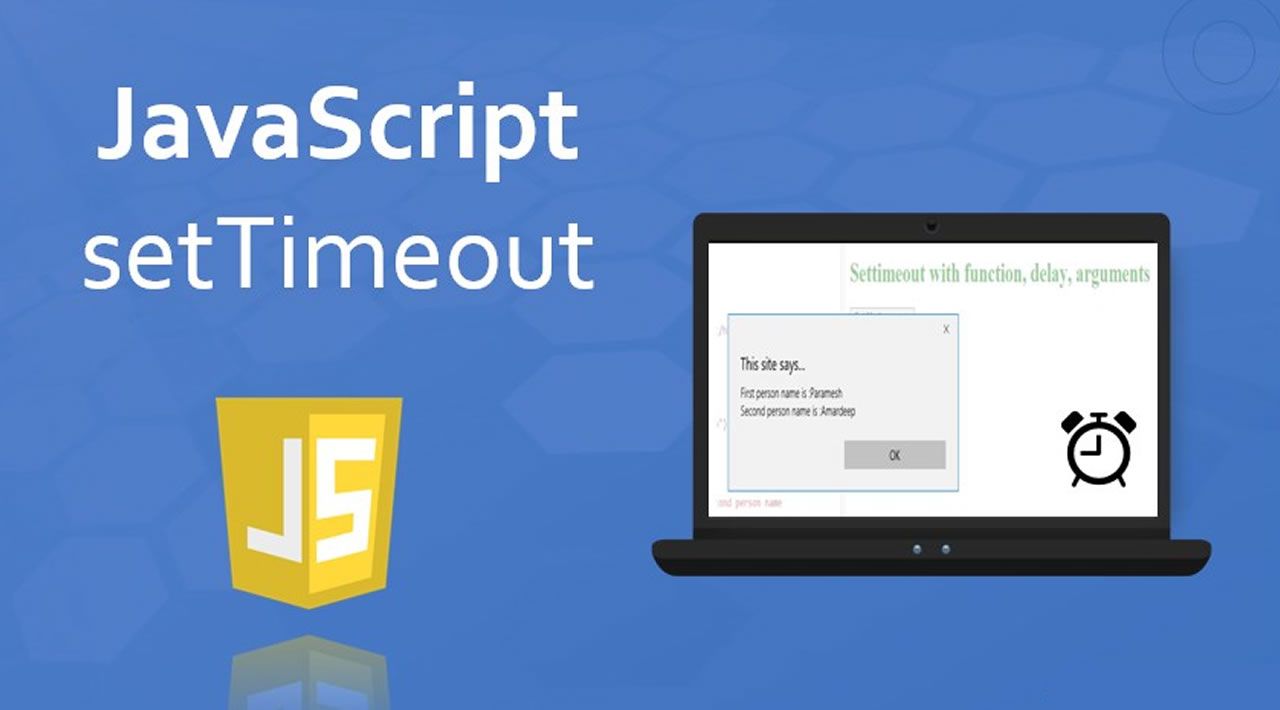 JavaScript setTimeout() Function Tutorial with Examples