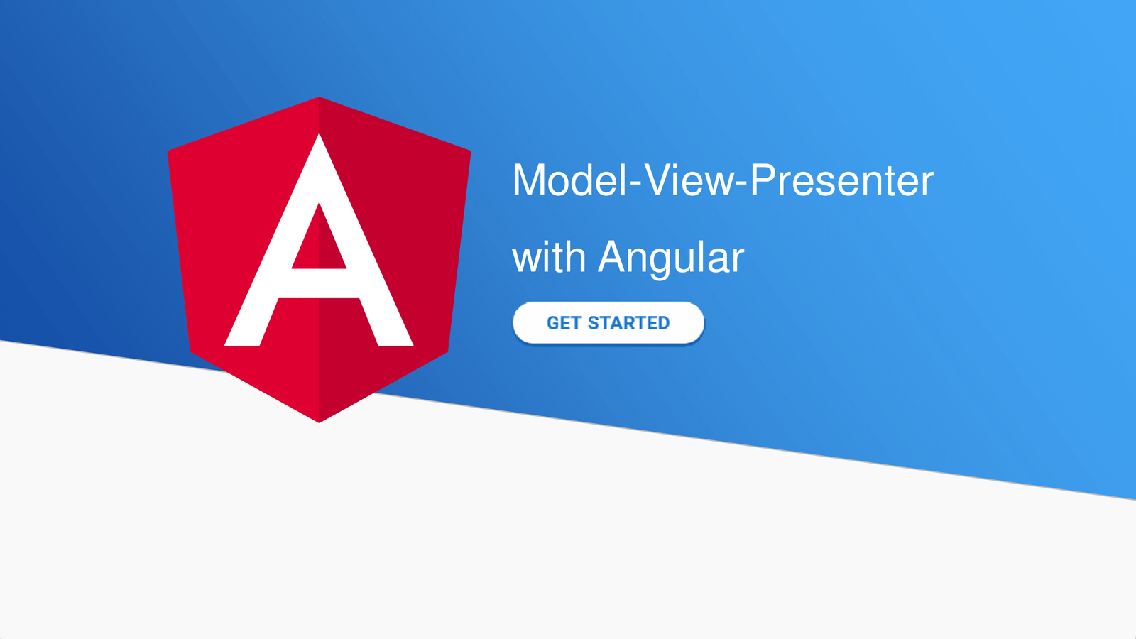 Model-View-Presenter with Angular