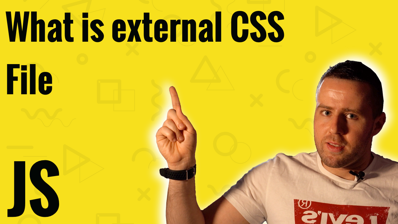 What is external CSS file?