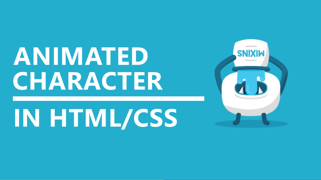 Animated Character in CSS | CSS Animation | Webster
