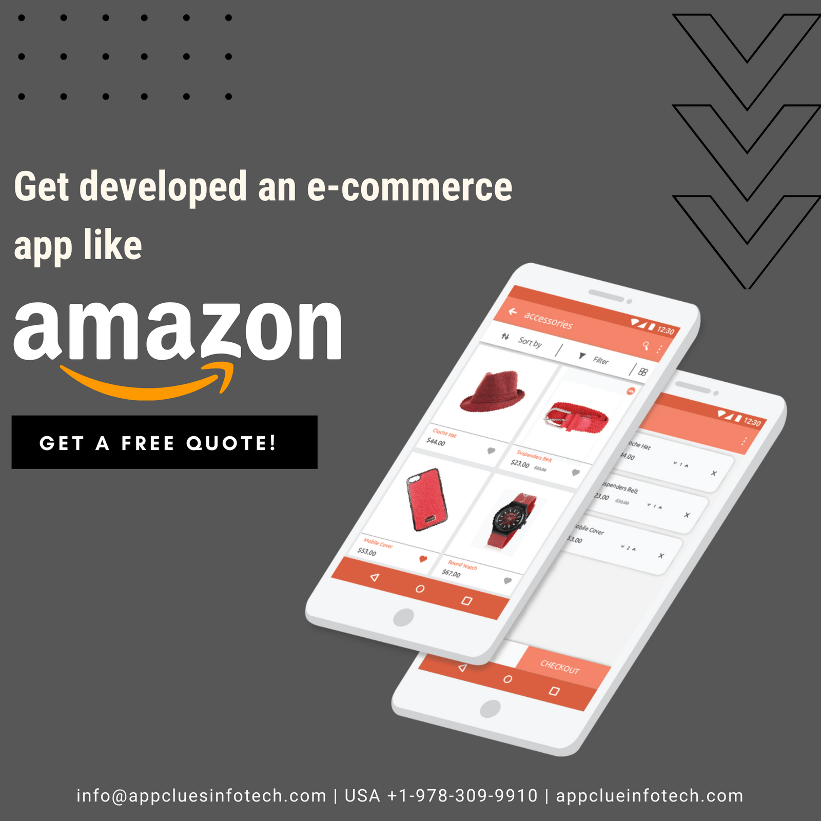 Create an e-Commerce mobile app like Amazon