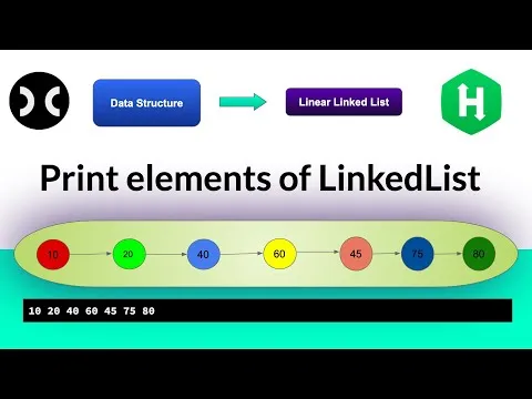 Print the Elements of a Linked List. HackerRank Exercise