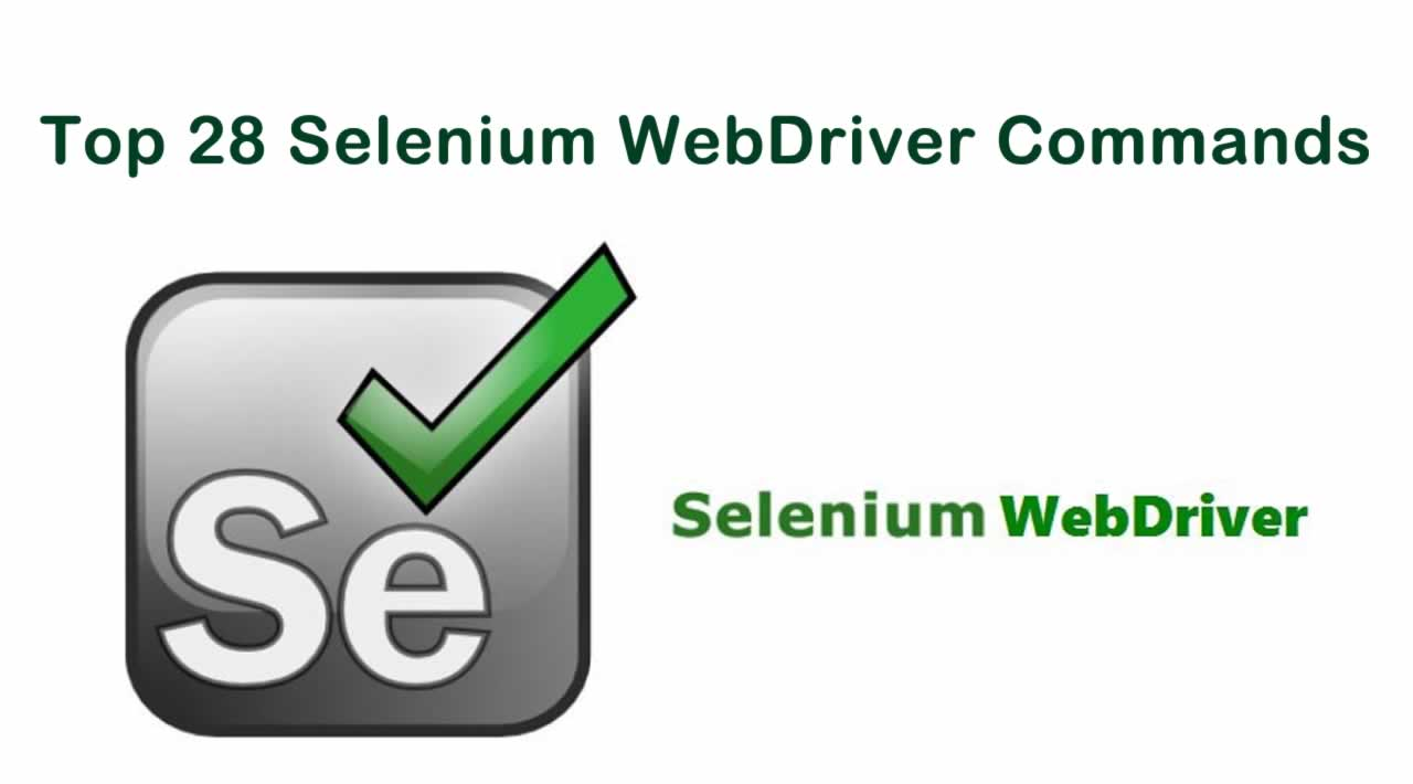 Top 28 Selenium WebDriver Commands in NUnit For Test Automation