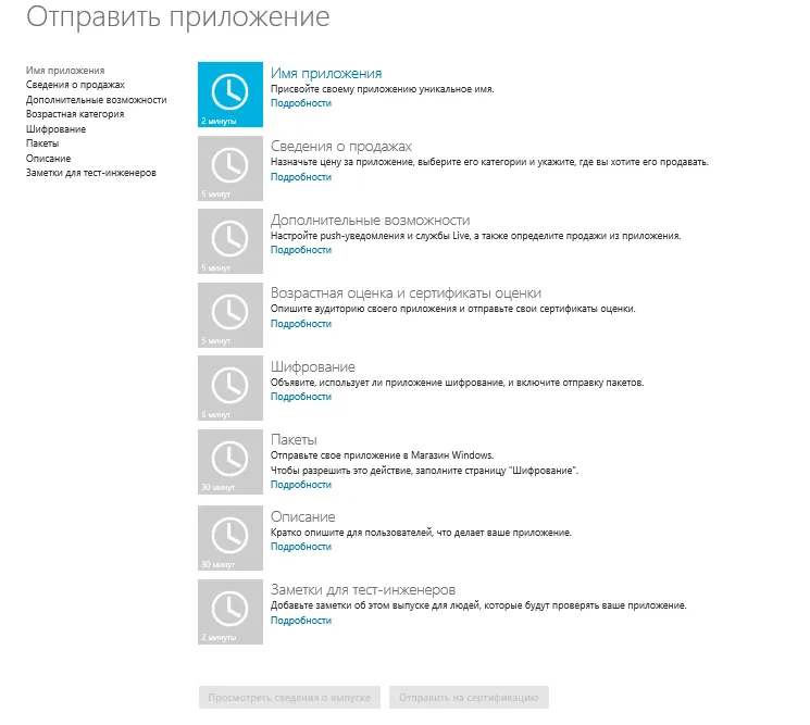 Публикация приложения в Windows 8 store