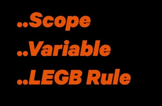 Scope of Variable and LEGB Rule