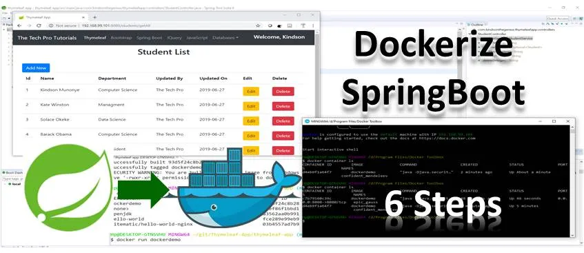 Here’s how you can Dockerize a Spring Boot web application