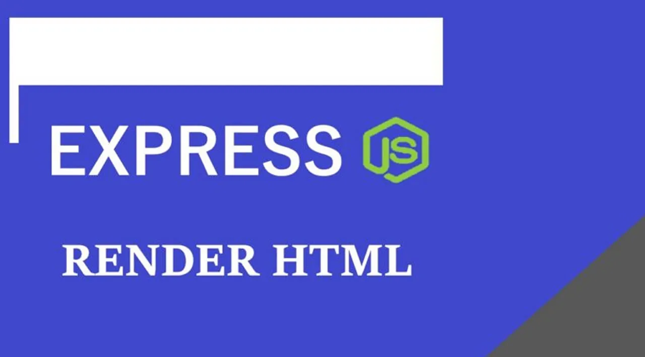 Express Render HTML