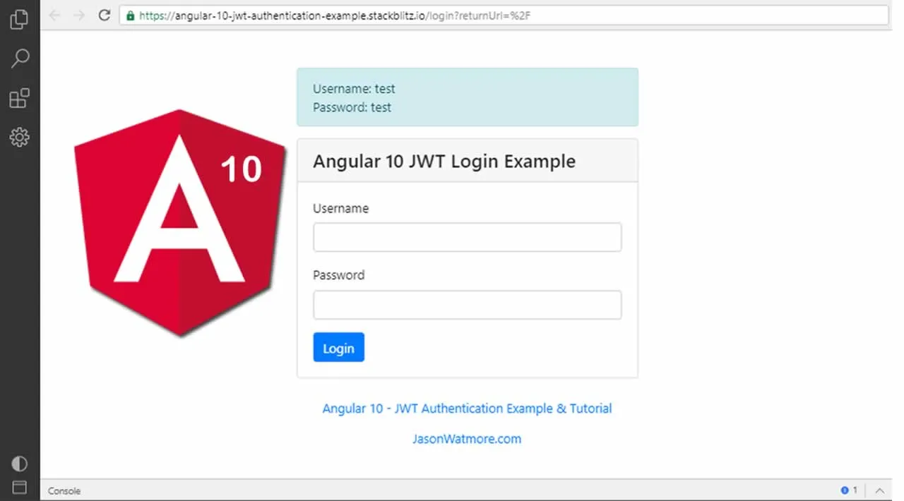 Angular 10 Tutorial - JWT Authentication Example & Tutorial