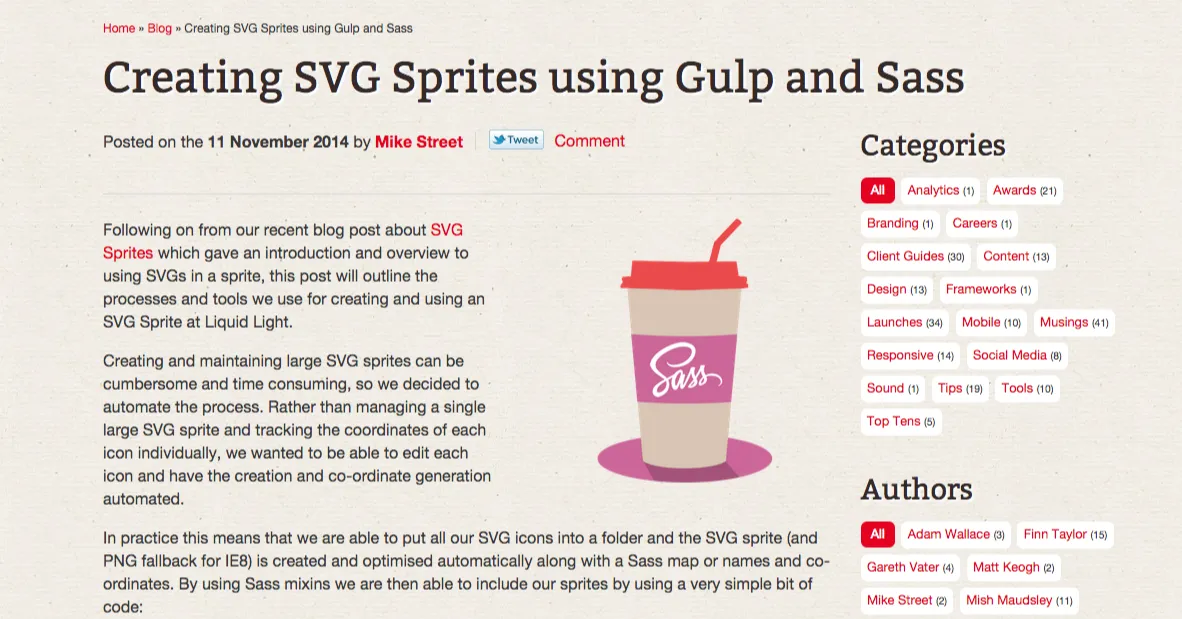 Creating Svg Sprites Using Gulp And Sass Css Javascript Front End Developer Cto