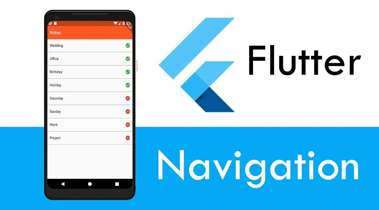 Flutter Tutorial - Navigation using push(), pop() and routes