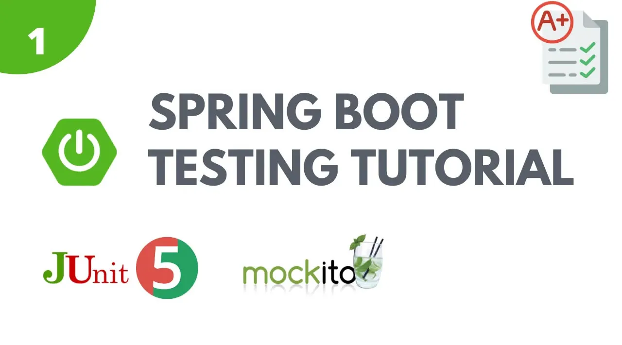 Spring Boot Testing Tutorial - Unit Testing with Junit 5 and Mockito