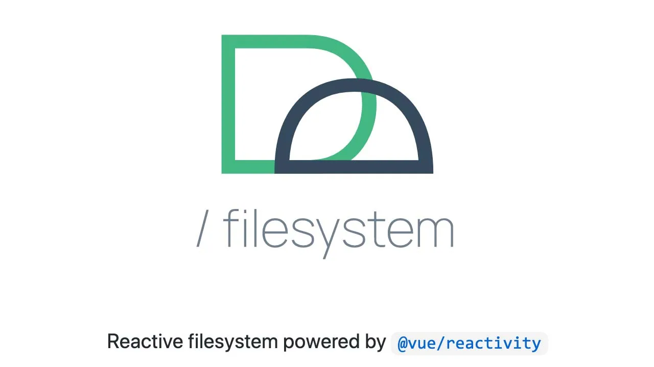 Reactive filesystem powered by @vue/reactivity
