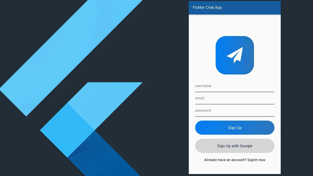 Building chat app with Flutter