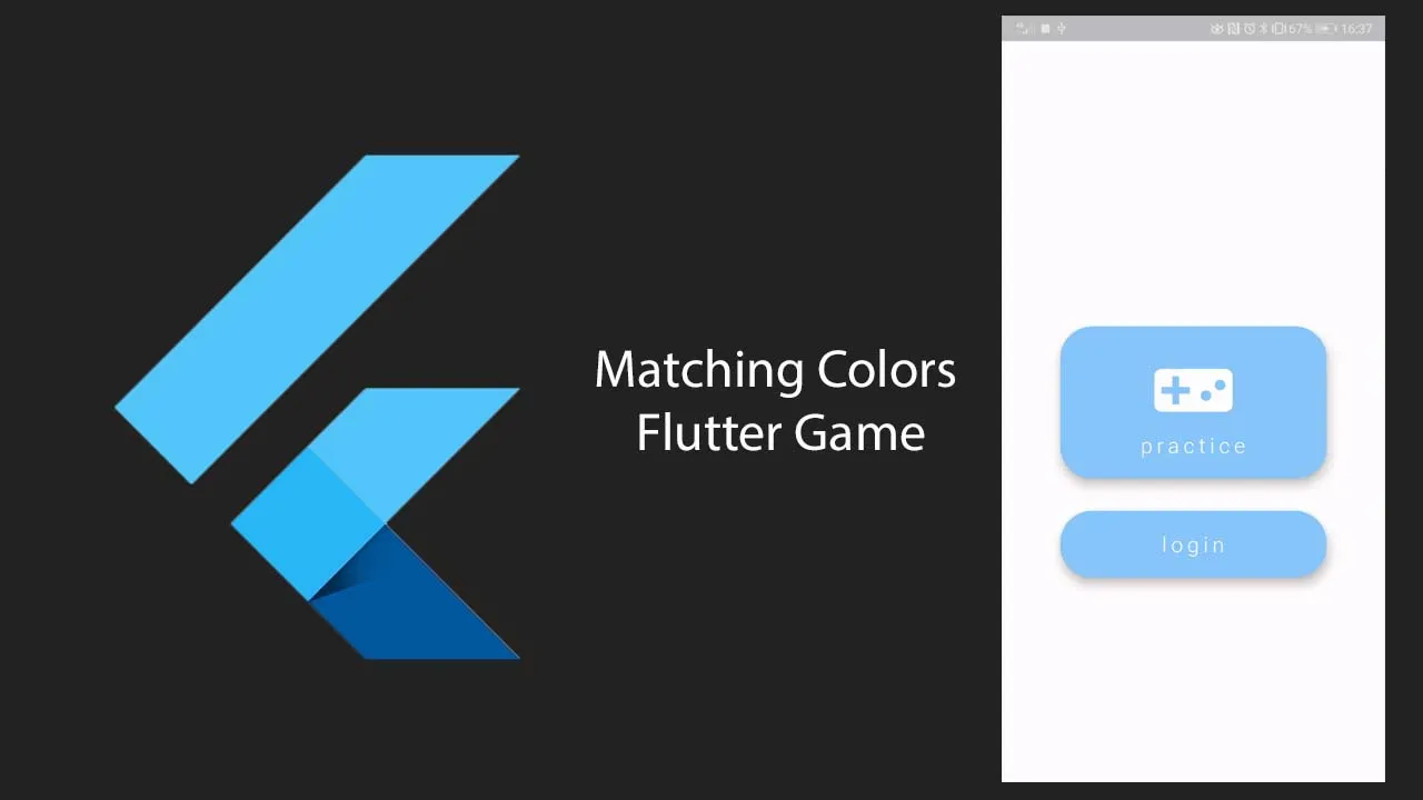 A matching colors Flutter game