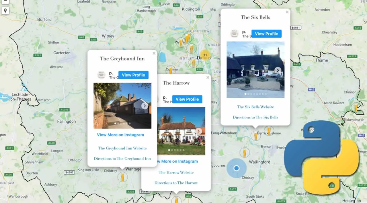 How to Create Interactive Maps for Instagram with Python and Folium