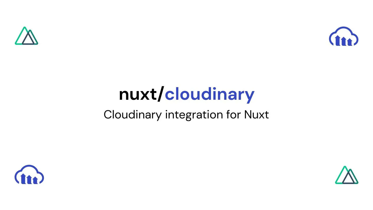 Integration of Cloudinary to Nuxt.js