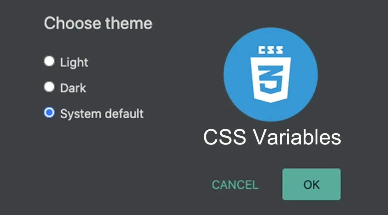 Dark Mode using CSS Variables
