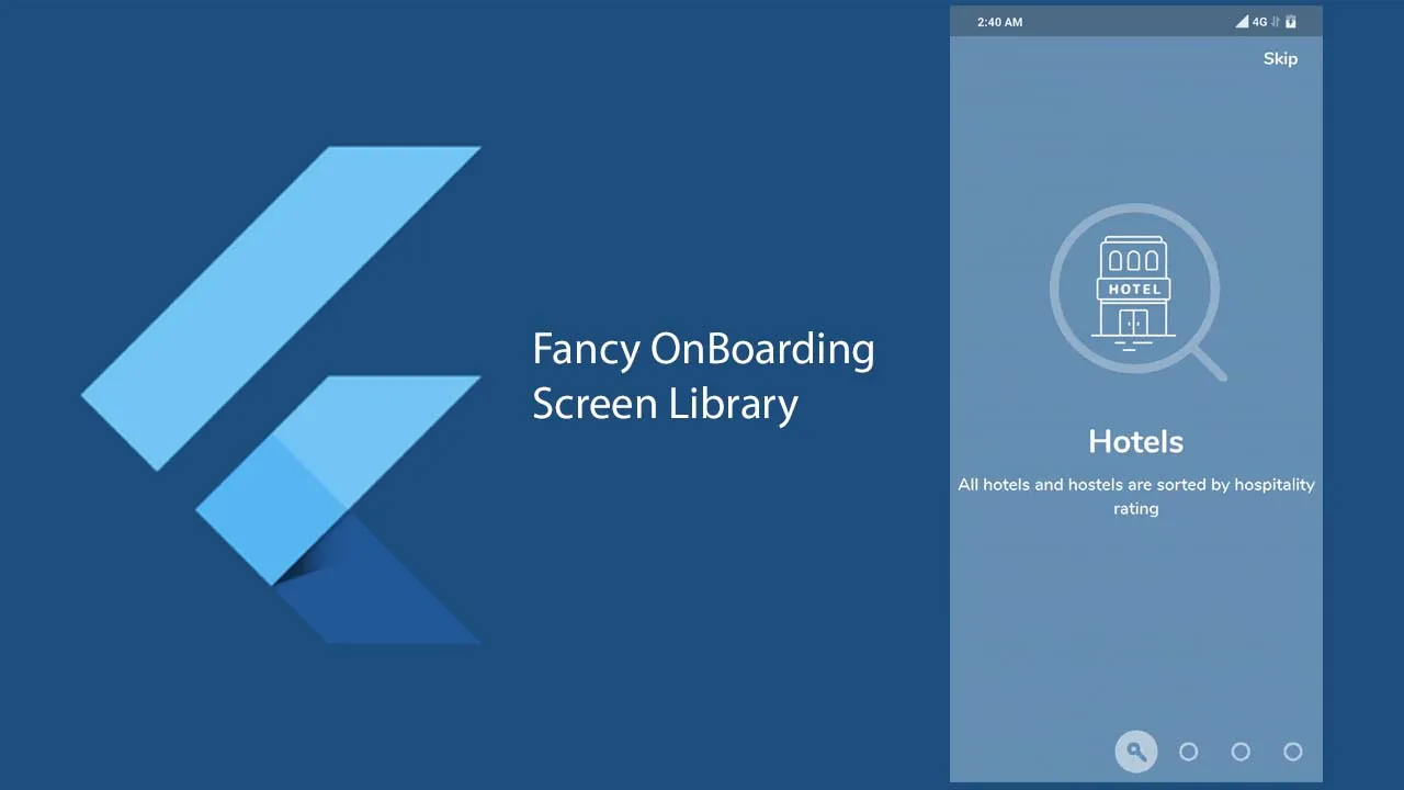 Fancy OnBoarding Screen Library