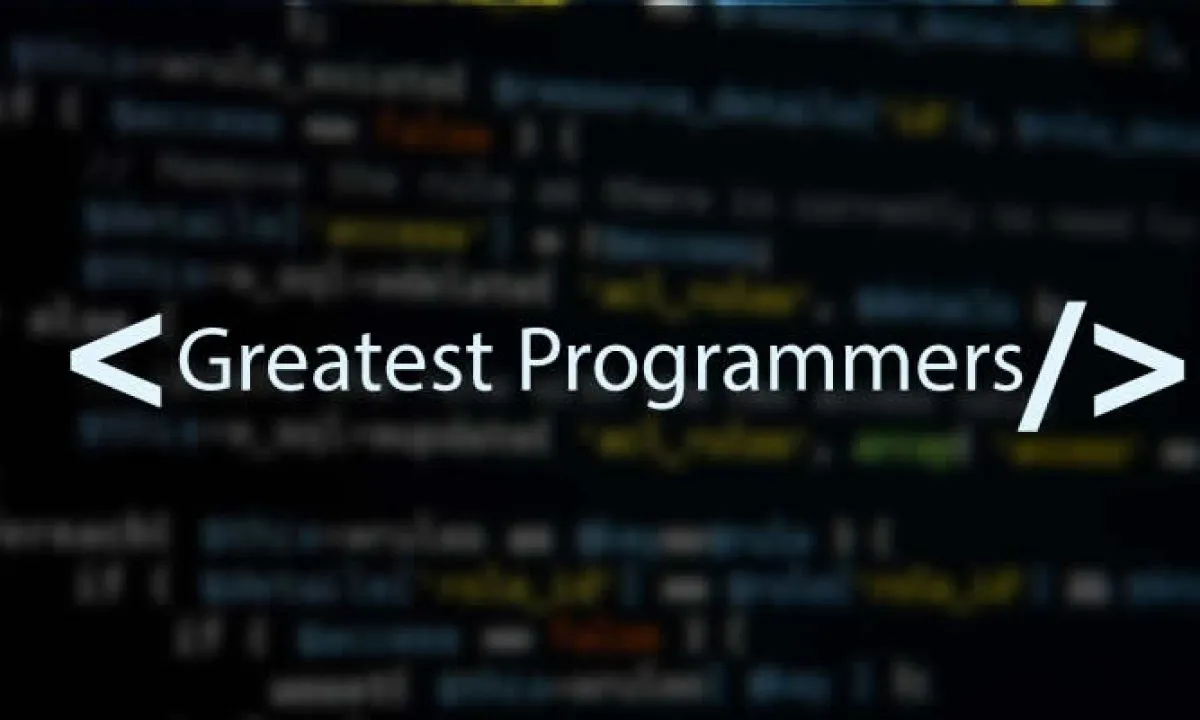 6 Best Programmers of All Time