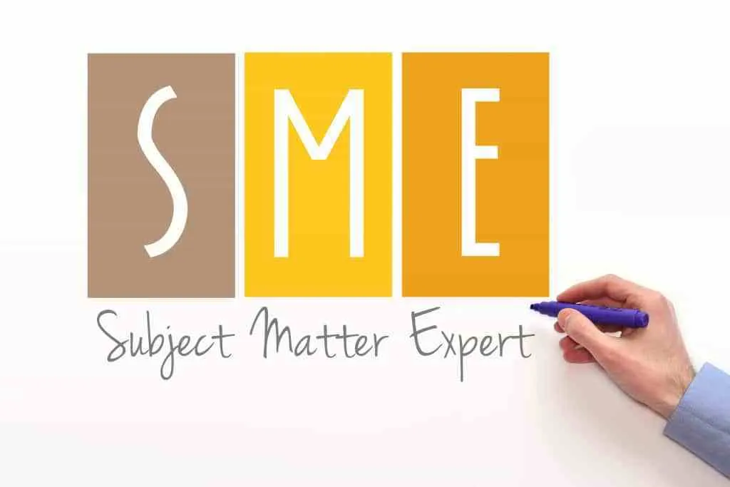 Stop Wasting Your Time and Consult a Subject Matter Expert