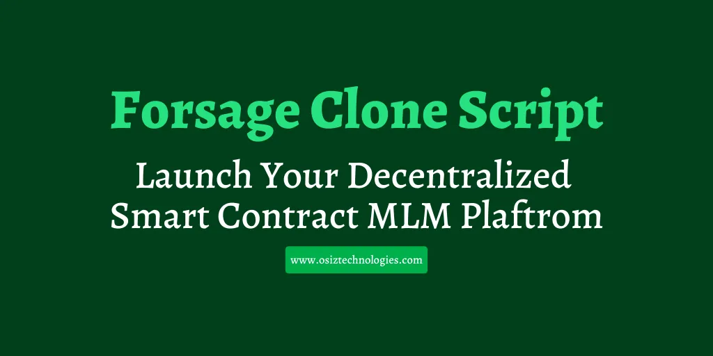 Launch Your Decentralized Smart Contract Based MLM Platform like Forsage