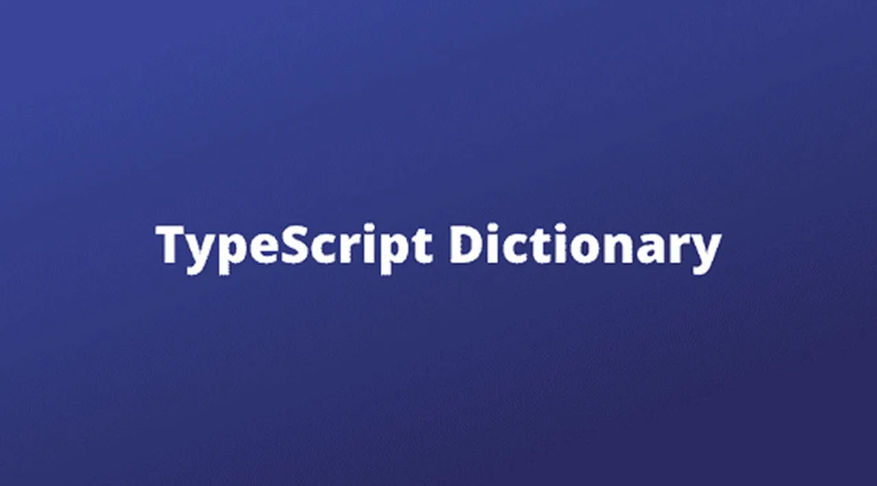 typescript-dictionary