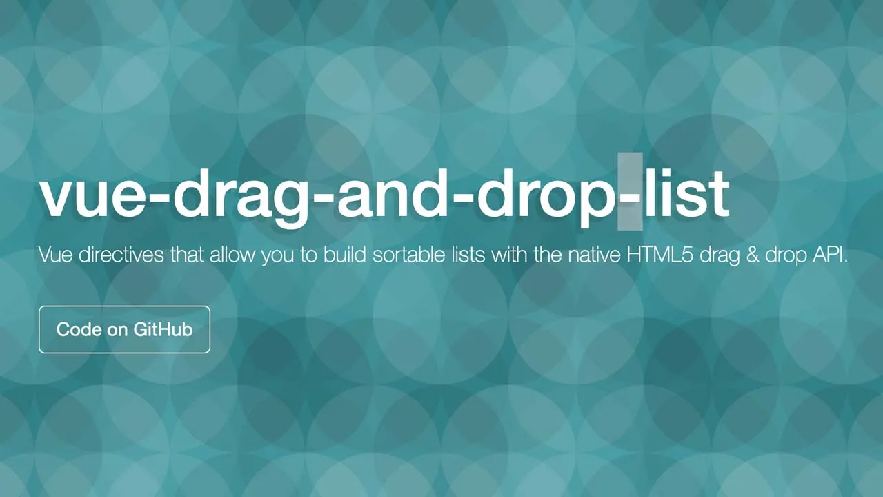 Vue Directives for Modifying Lists with the HTML5 Drag & Drop API