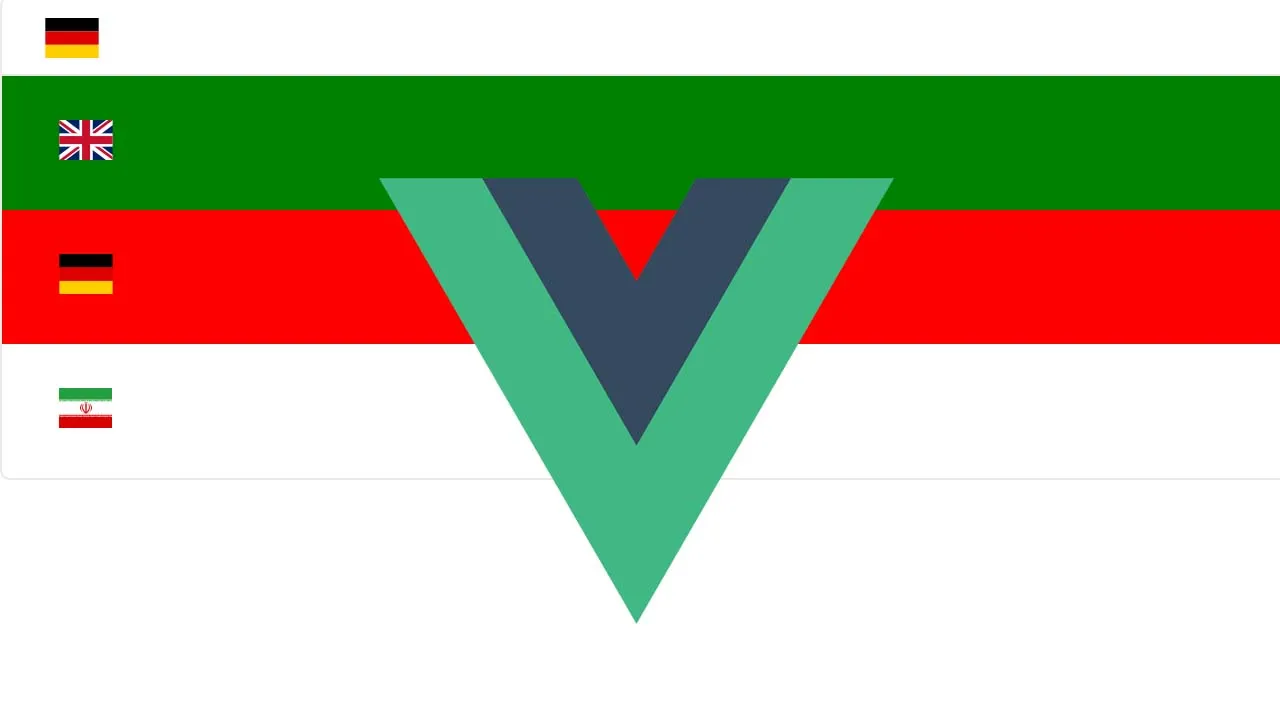A Switch or Select Language Component with vue.js