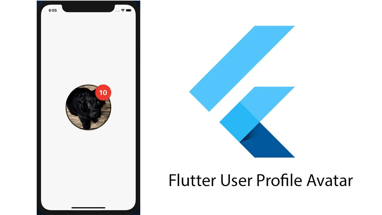 Flutter User Profile Avatar