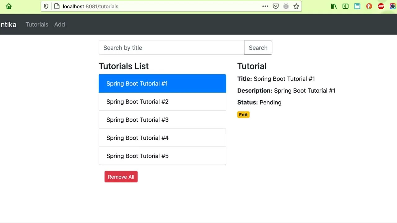 Vue js spring hot sale boot rest api